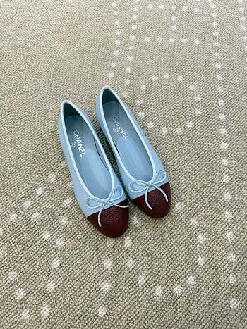 Chanel 26 Ballerina Blue Flat