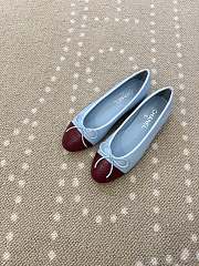 Chanel 26 Ballerina Blue Flat - 3
