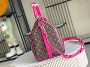 Louis Vuitton Keepall Bandoulière 45 Monogram Pink 45x27x20cm - 3