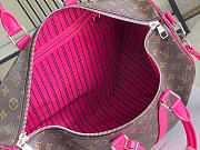 Louis Vuitton Keepall Bandoulière 45 Monogram Pink 45x27x20cm - 2
