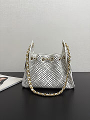 Chanel Mini Handbag 25 white 22x20x12.5cm - 3