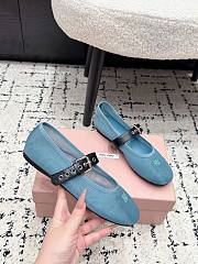 Miu Miu Mesh fabric ballerinas - 1