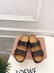 Miu Miu Bleached leather sandals - 1