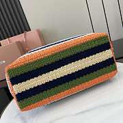 Miu Miu Woven Fabric Tote Bag 40x34x16cm - 3