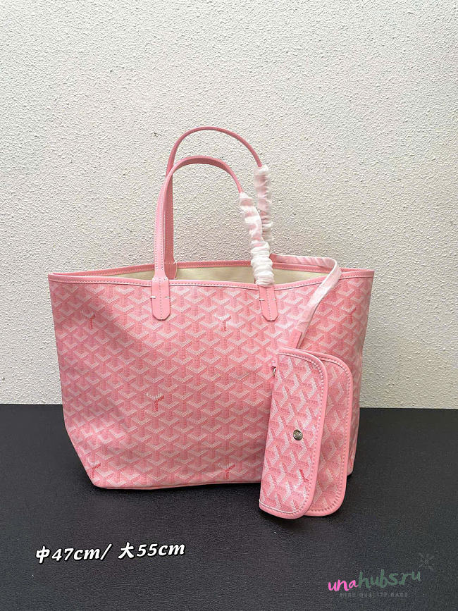Goyard Tote Bag Pink  - 1