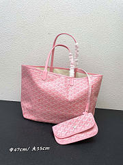 Goyard Tote Bag Pink  - 3