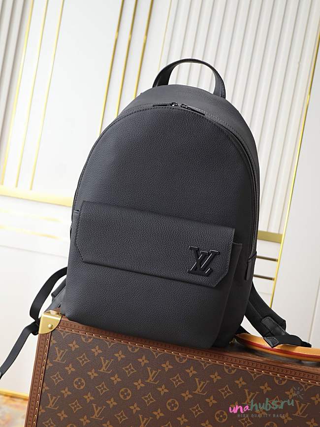 Louis Vuitton Aerogram Backpack Black 43x30x14cm - 1