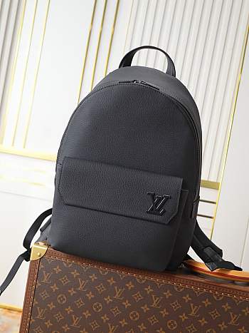 Louis Vuitton Aerogram Backpack Black 43x30x14cm