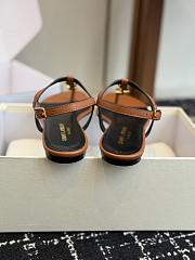 YSL Cassandra Flat Sandal - 5