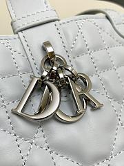 Dior Small Toujours Bag Light Blue 23x15x15cm - 5