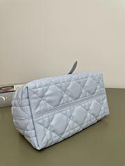 Dior Small Toujours Bag Light Blue 23x15x15cm - 4