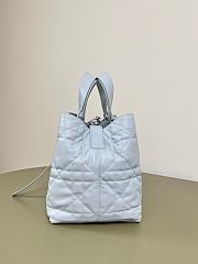 Dior Medium Toujours Bag Light Blue 28.5x19x21cm - Unahubs - 5