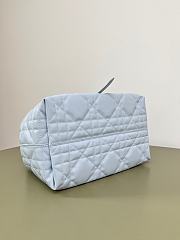 Dior Medium Toujours Bag Light Blue 28.5x19x21cm - Unahubs - 3