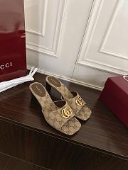 Gucci slide sandal with Double G 5.5cm - 1