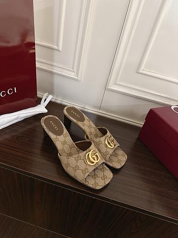 Gucci slide sandal with Double G 5.5cm