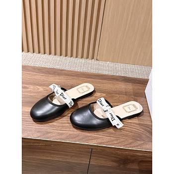 Dior J'Adior Mule Black Lambskin
