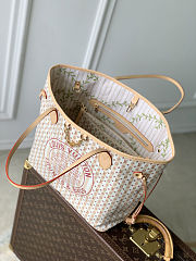 Louis Vuitton Neverfull MM Stamp Nude Rose 47x28x14cm - 5