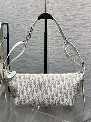 Dior Small D-Journey Bag Latte Gray 25.5x14.5x14cm - 1