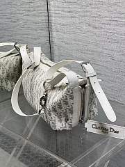 Dior Small D-Journey Bag Latte Gray 25.5x14.5x14cm - 2