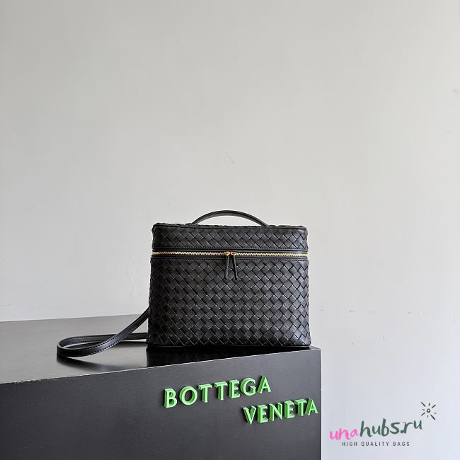 Bottega Veneta Small Soft Vanity black 19x14x3cm - 1