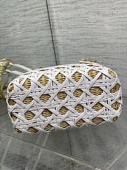 Dior Lady Wicker Cannage White 24cm - 2