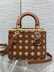 Dior Lady Wicker Cannage Brown 24cm - 1