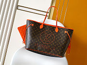 Louis Vuitton Neverfull Monogram Orange 39x32x19cm - 1