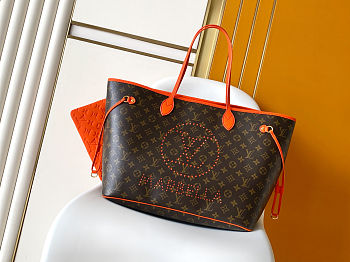 Louis Vuitton Neverfull Monogram Orange 39x32x19cm