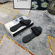 Dolce & Gabbana Flat Slide Sandals Black - 2