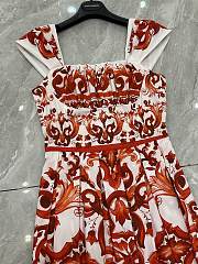 DG Majolica-print poplin dress - 3