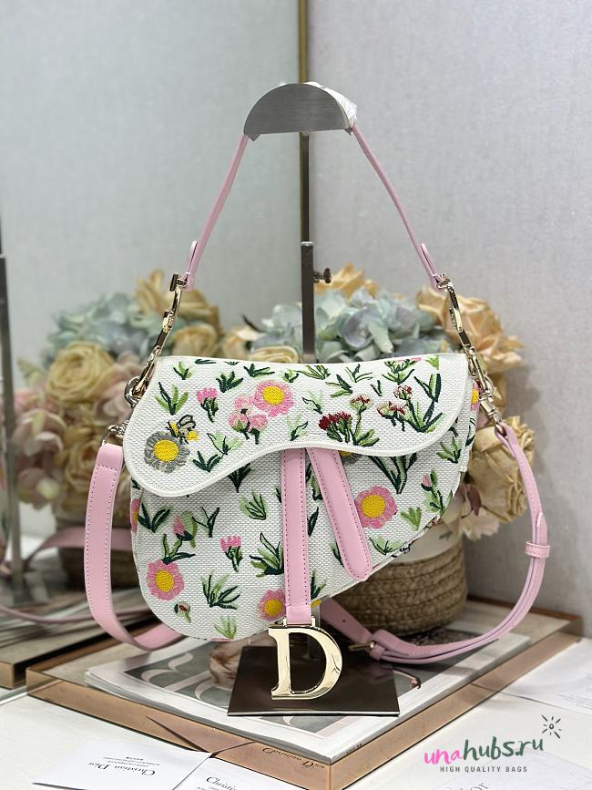 Dior Saddle Bag 25.5x20x6.5cm - 1