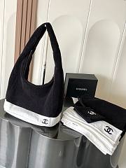 Chanel Beachwear Set Cotton Black & White 45x60x20cm - 1