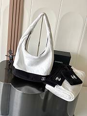 Chanel Beachwear Set Cotton White Black 45x60x20cm - 1