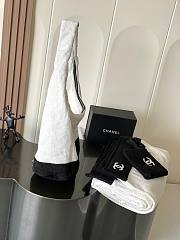 Chanel Beachwear Set Cotton White Black 45x60x20cm - 5