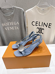 Louis Vuitton Treasure Sandal blue 5.5cm - 1