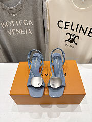 Louis Vuitton Treasure Sandal blue 5.5cm - 3