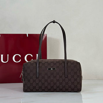 Gucci Melrose medium boston bag brown 29x14x15cm