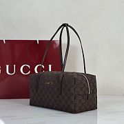 Gucci Melrose medium boston bag brown 29x14x15cm - 3