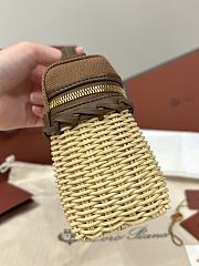 Loro Piana Extra pocket L19 Bag Brown 19x7x12cm - 4