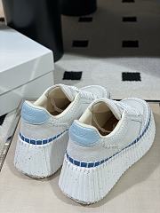 Chloe Nama wedge sneaker white blue - 3