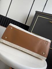 Chanel 26 Shopping Tote Canvas Camel 38cm - 4