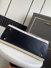 Chanel 26 Shopping Tote Canvas Black 38cm - 5