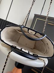 Chanel 26 Shopping Tote Canvas Black 38cm - 4