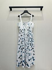 Dior Dioriviera Mid-Length Belted Dress White - 1