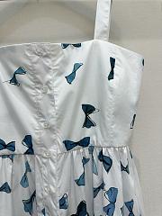 Dior Dioriviera Mid-Length Belted Dress White - 4
