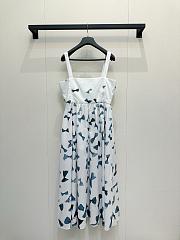 Dior Dioriviera Mid-Length Belted Dress White - 2