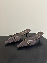Miu Miu Mesh fabric mules 4.5cm - 3