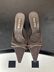 Miu Miu Mesh fabric mules 4.5cm - 2