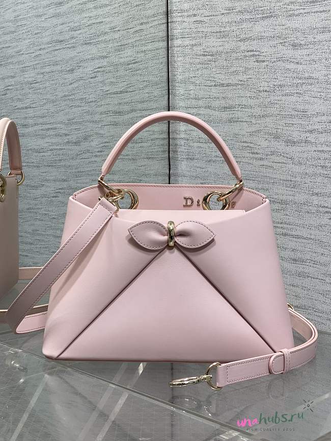 Dior Cigale Bag Shiny Light Pink 28x10x22cm - 1