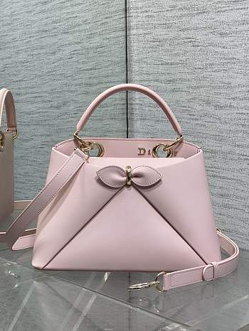 Dior Cigale Bag Shiny Light Pink 28x10x22cm